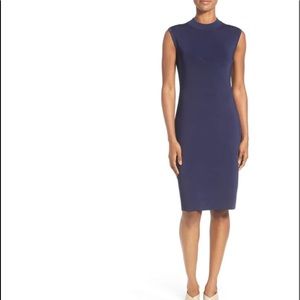 Halogen Sleeveless Mock Neck Knit Dress